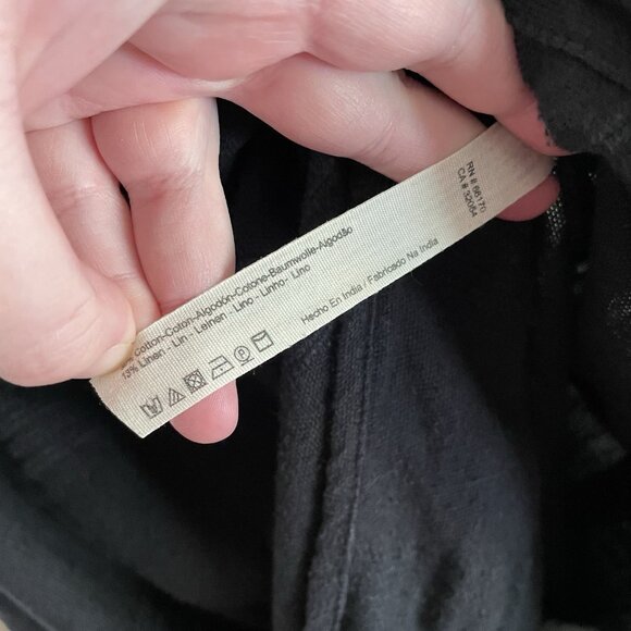 Free People Sz L Cotton Linen Beach Open Back Cutout The Simple Life Maxi Dress - Picture 10 of 14